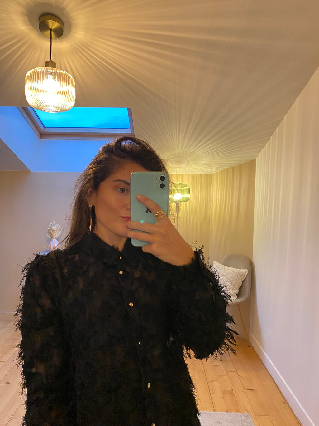 Chemisier Carmen - Noir