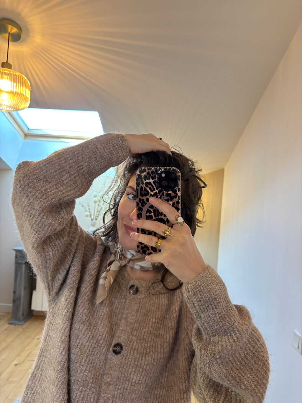 Carré de luxe Zaza - Beige