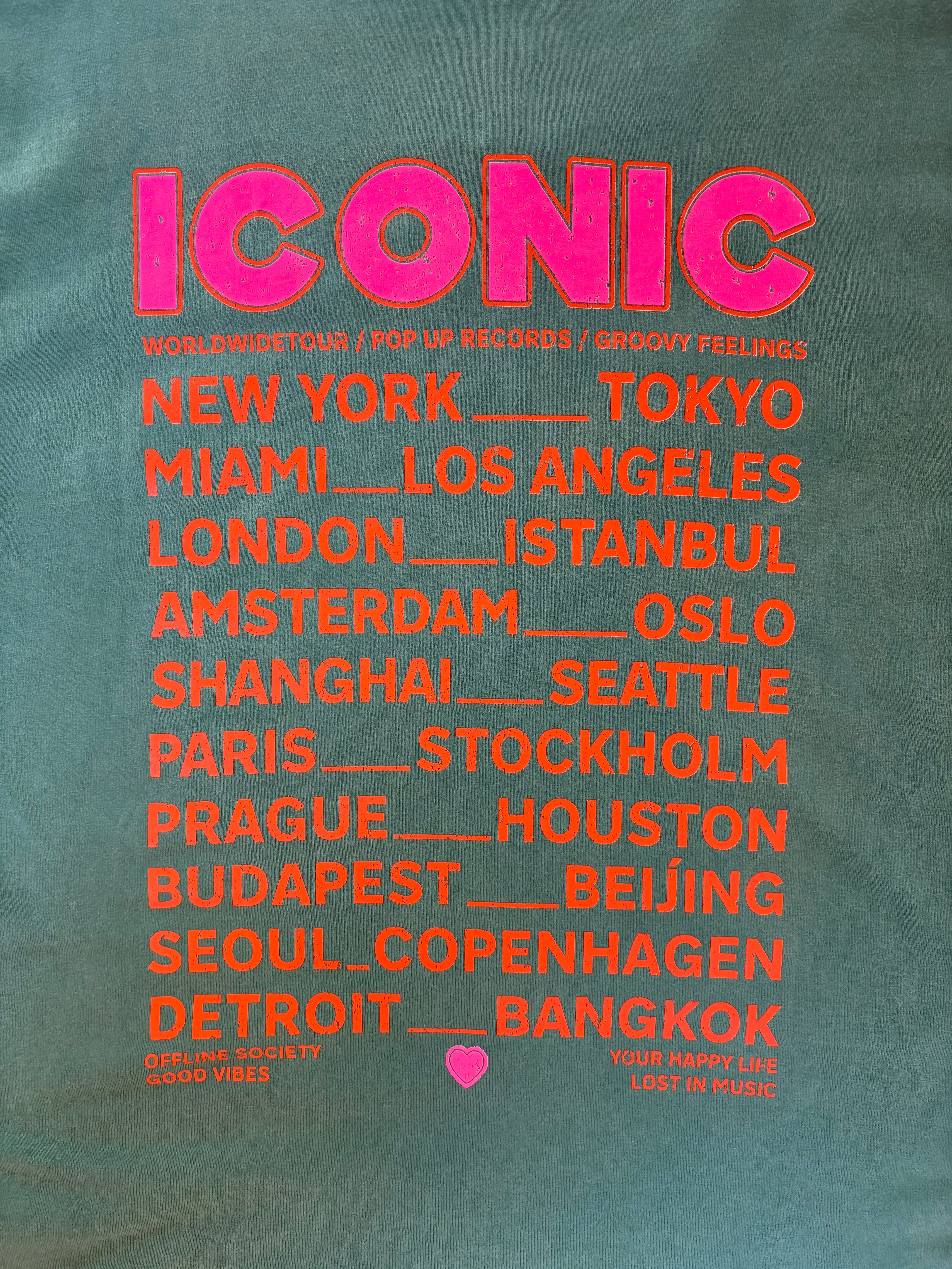 T-shirt Iconic - Vert