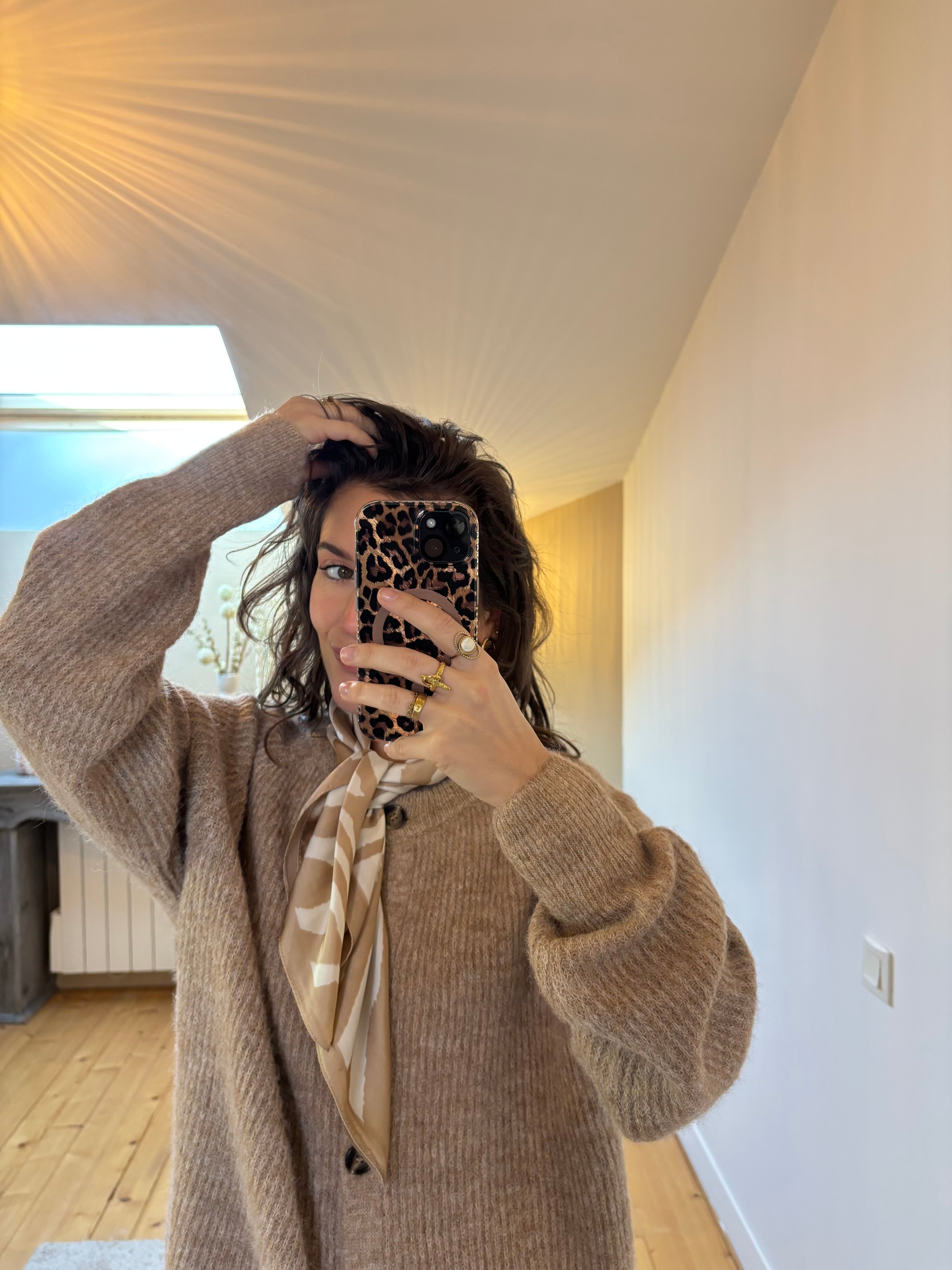 Carré de luxe Zaza - Beige