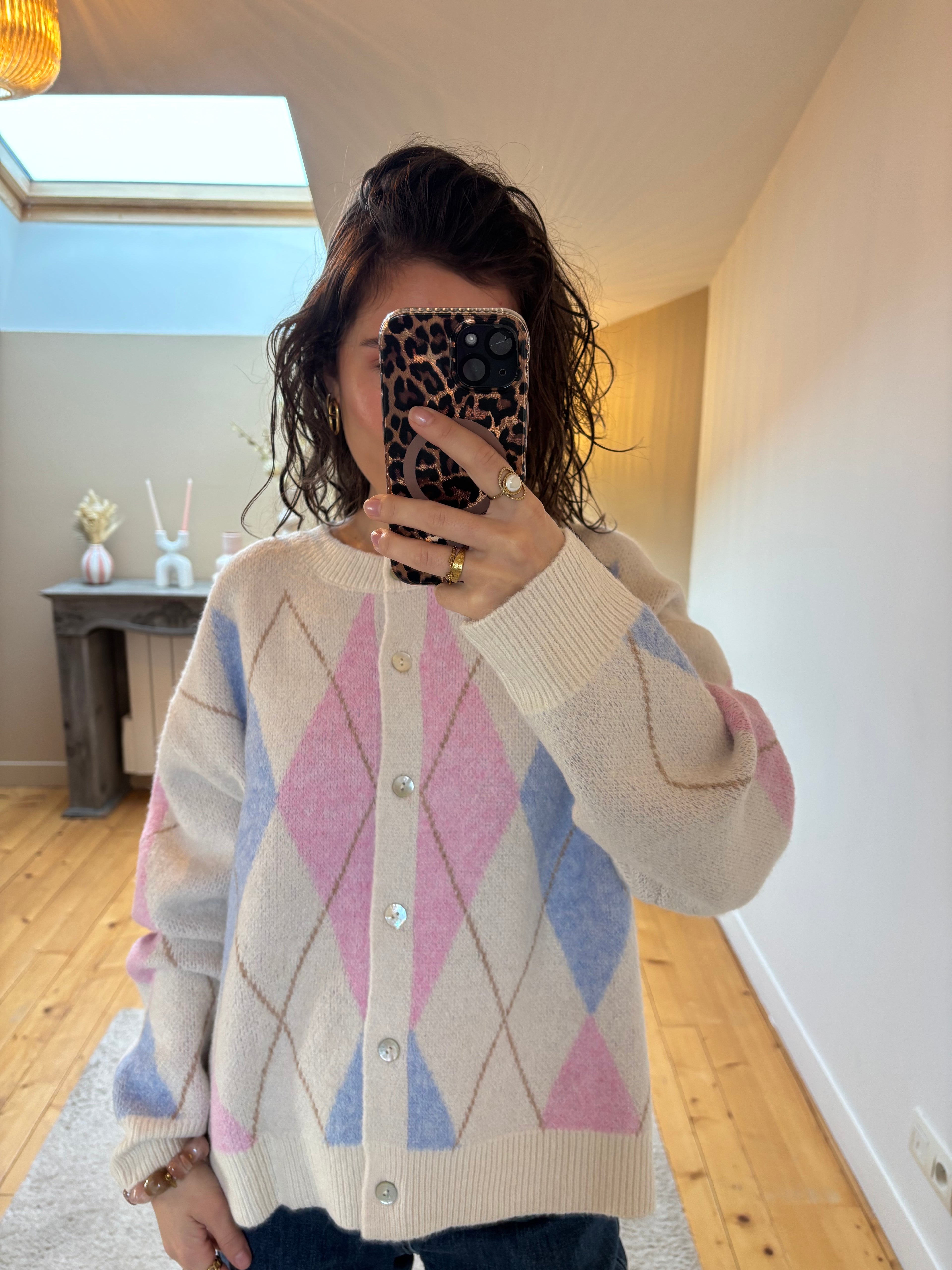 Cardigan Églantine - Beige