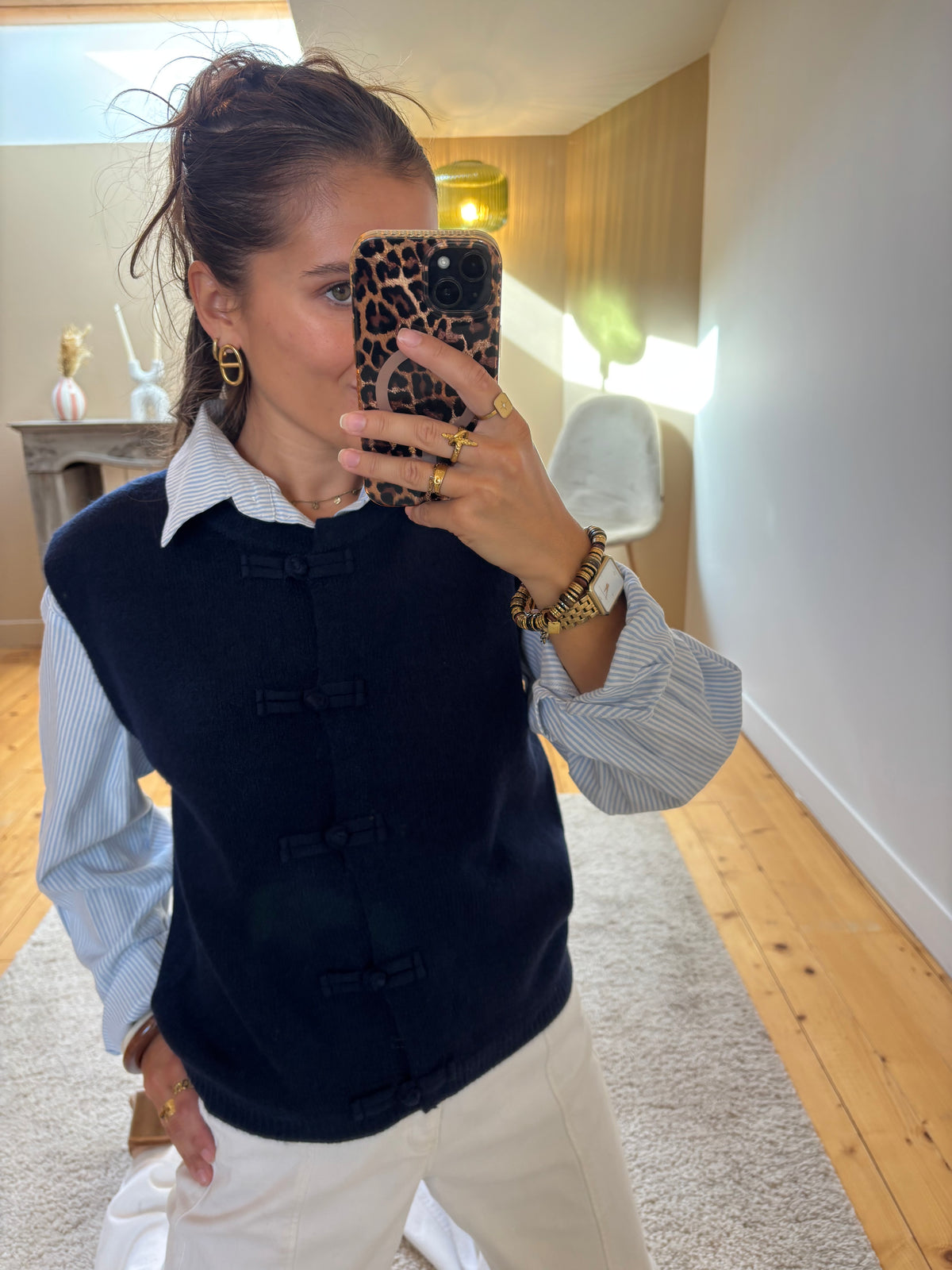Gilet sans manches Alma - Marine