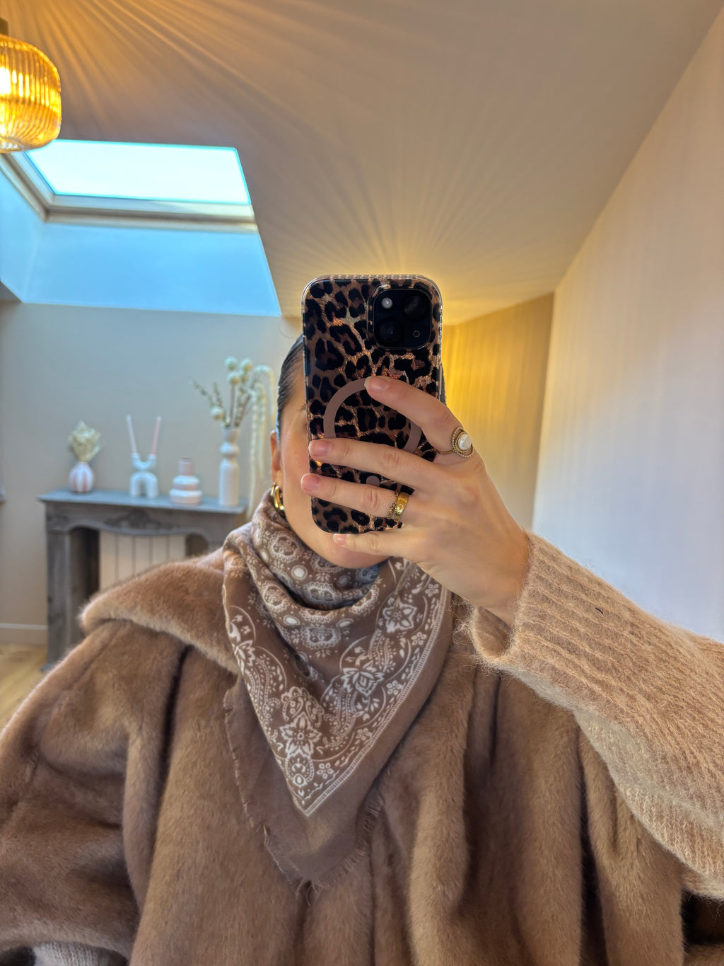 Foulard Jiji - Taupe