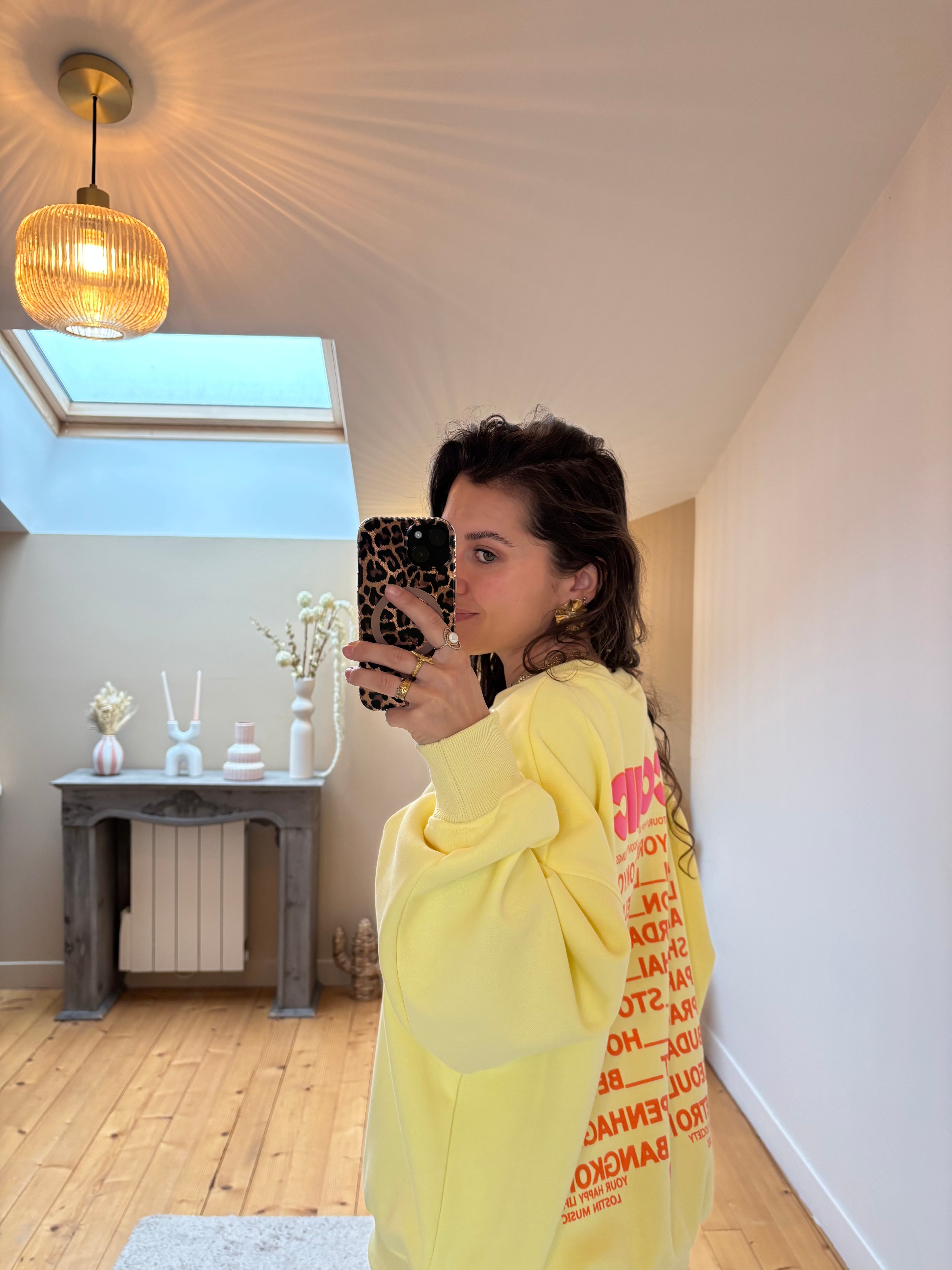 Sweat Iconic - Jaune
