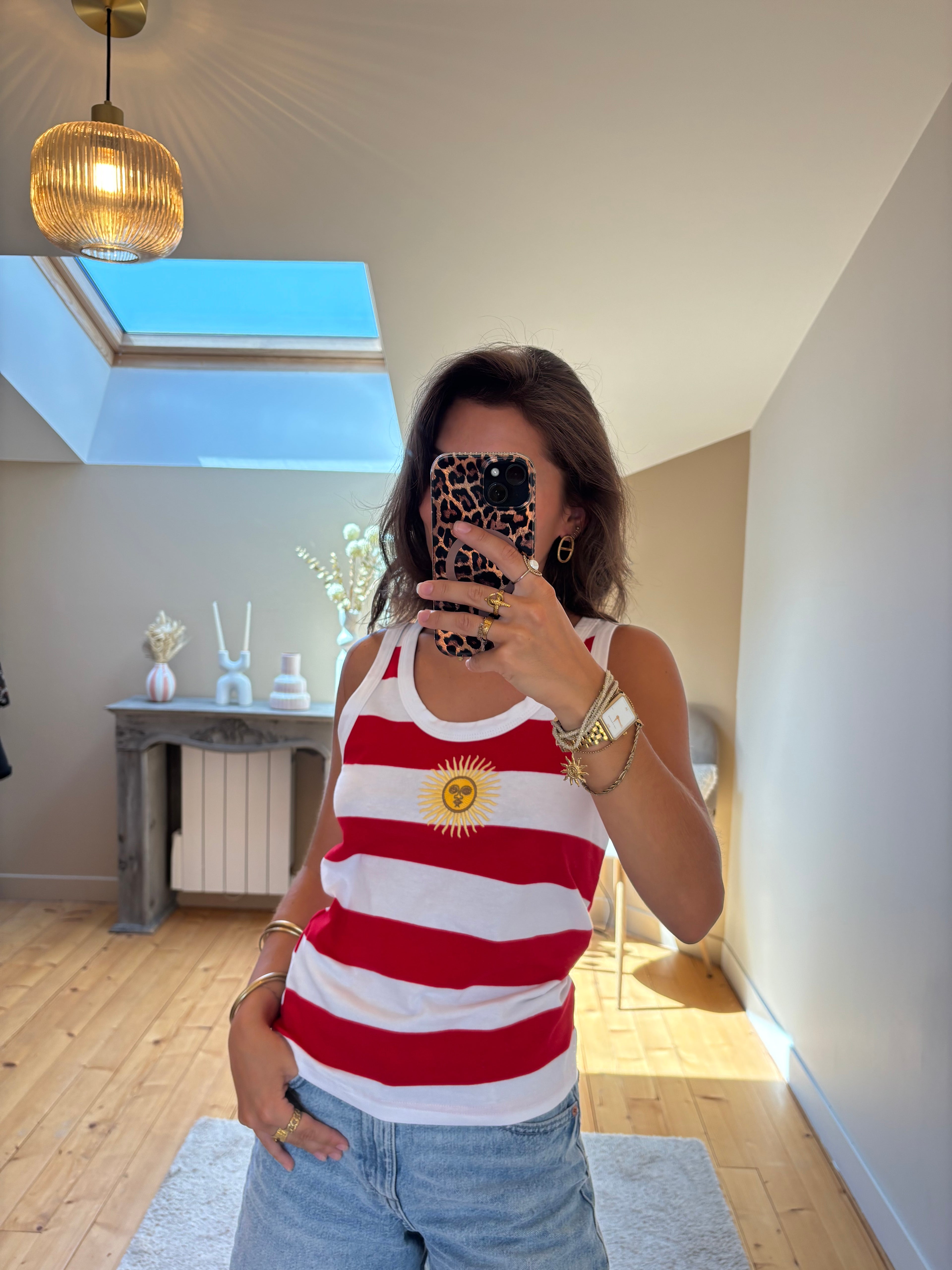 Top Santorin - Rouge