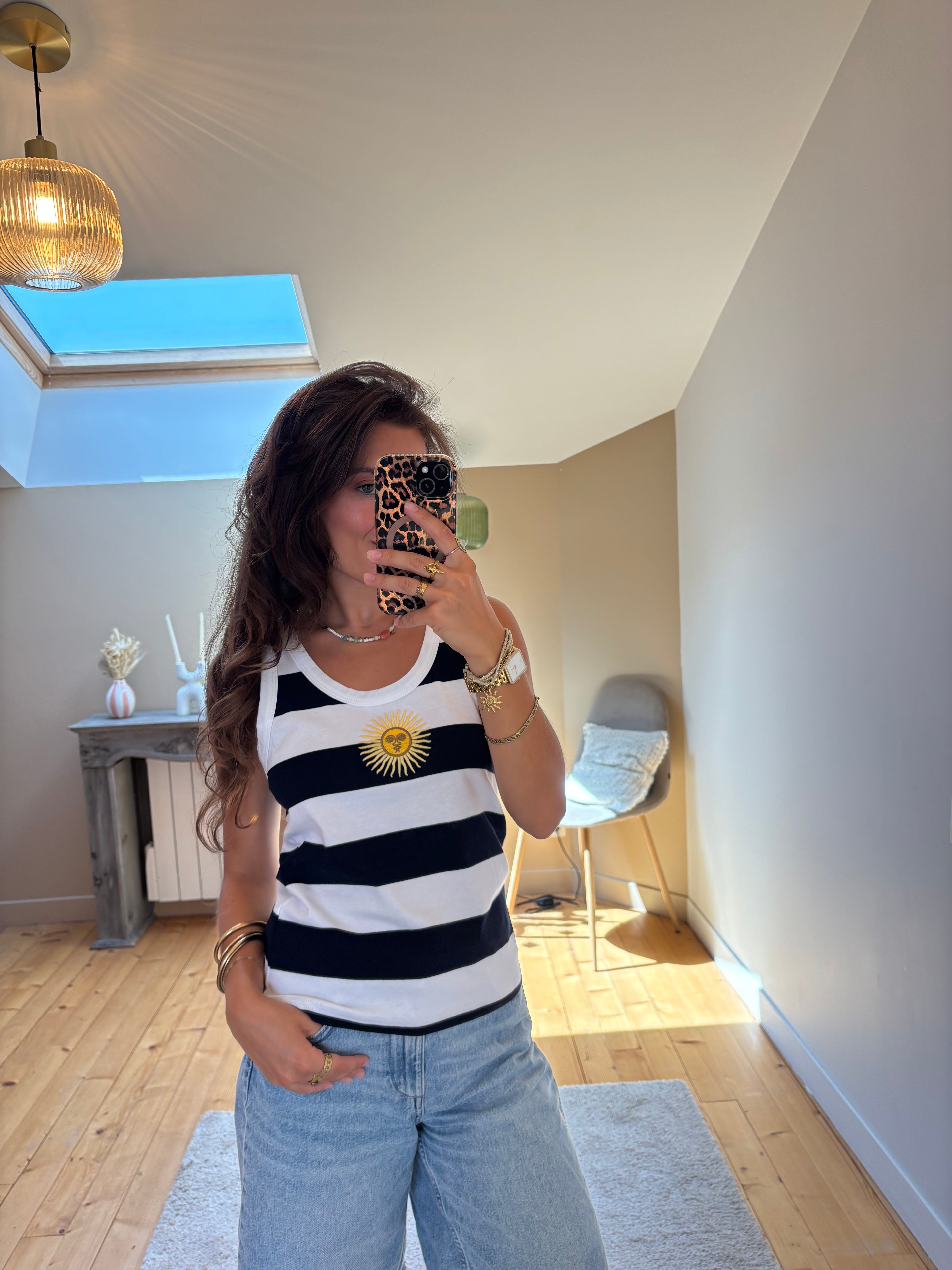 Top Santorin - Bleu
