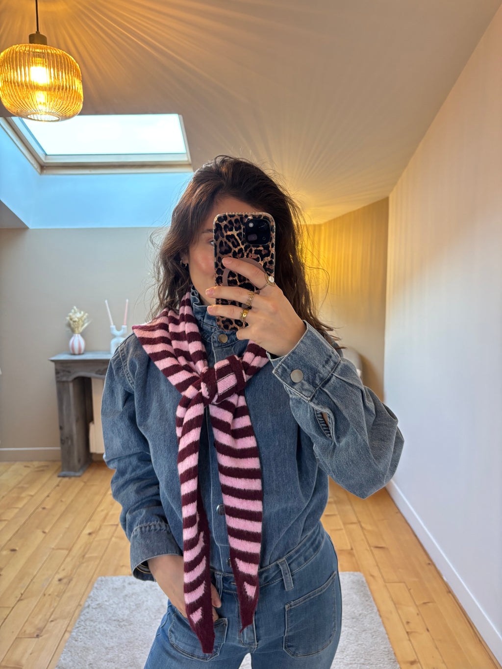 Foulard triangle Basile - Bordeaux