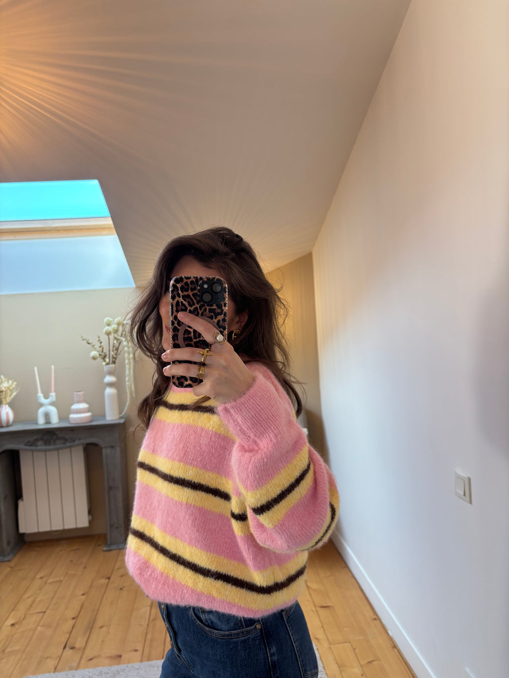 Pull Perrine - Rose