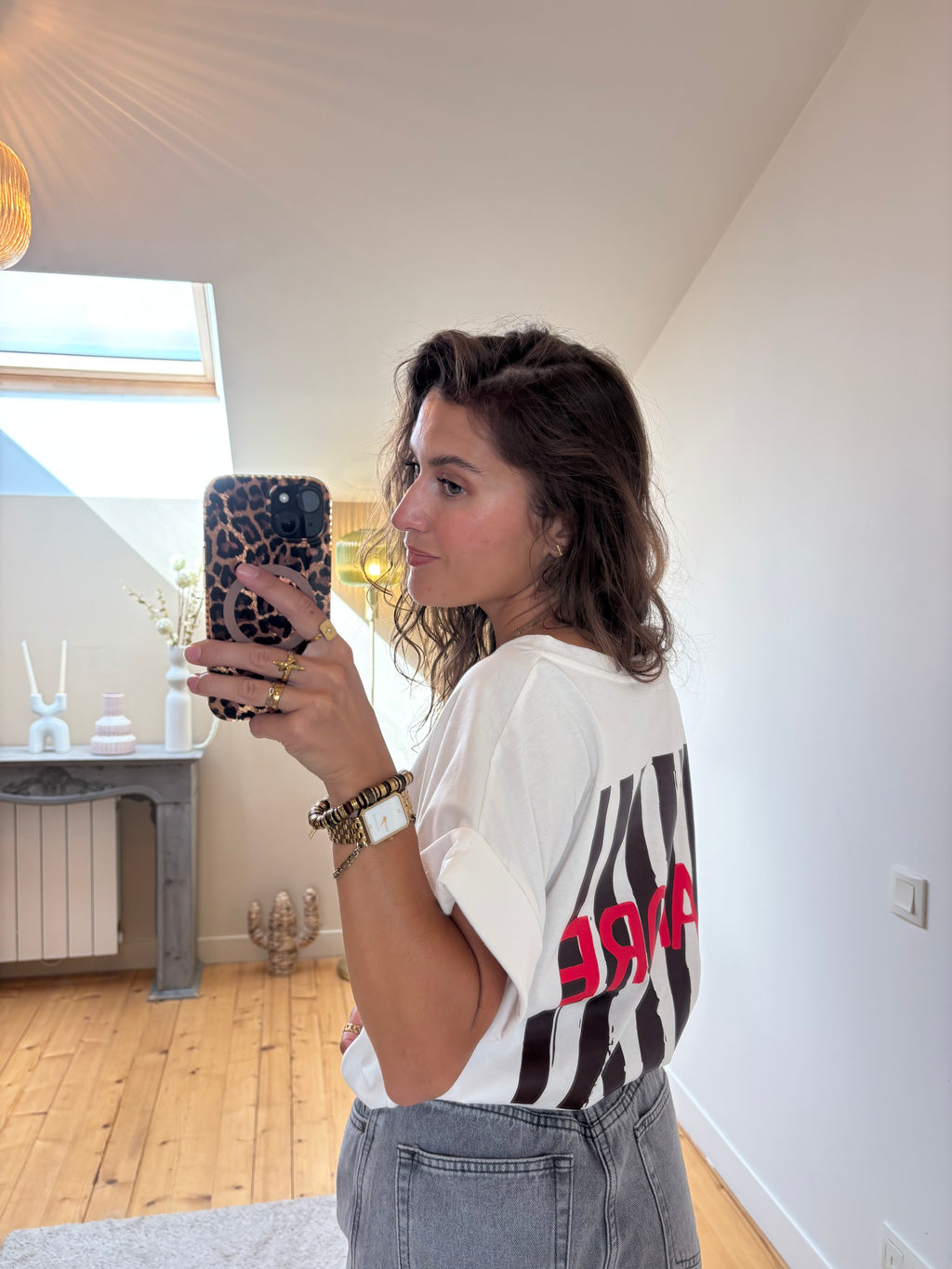 T-shirt Amore - Chocolat