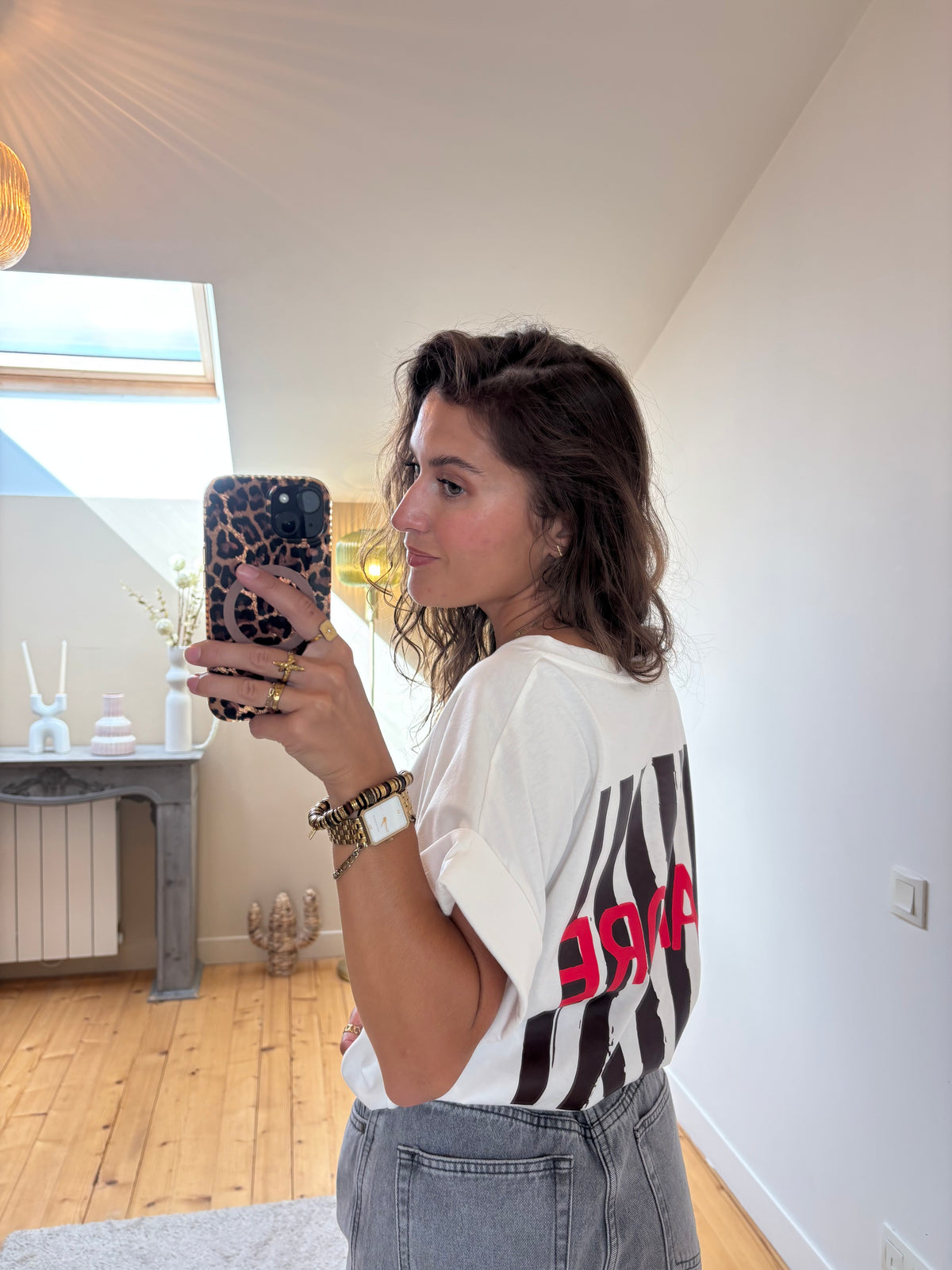 T-shirt Amore - Chocolat