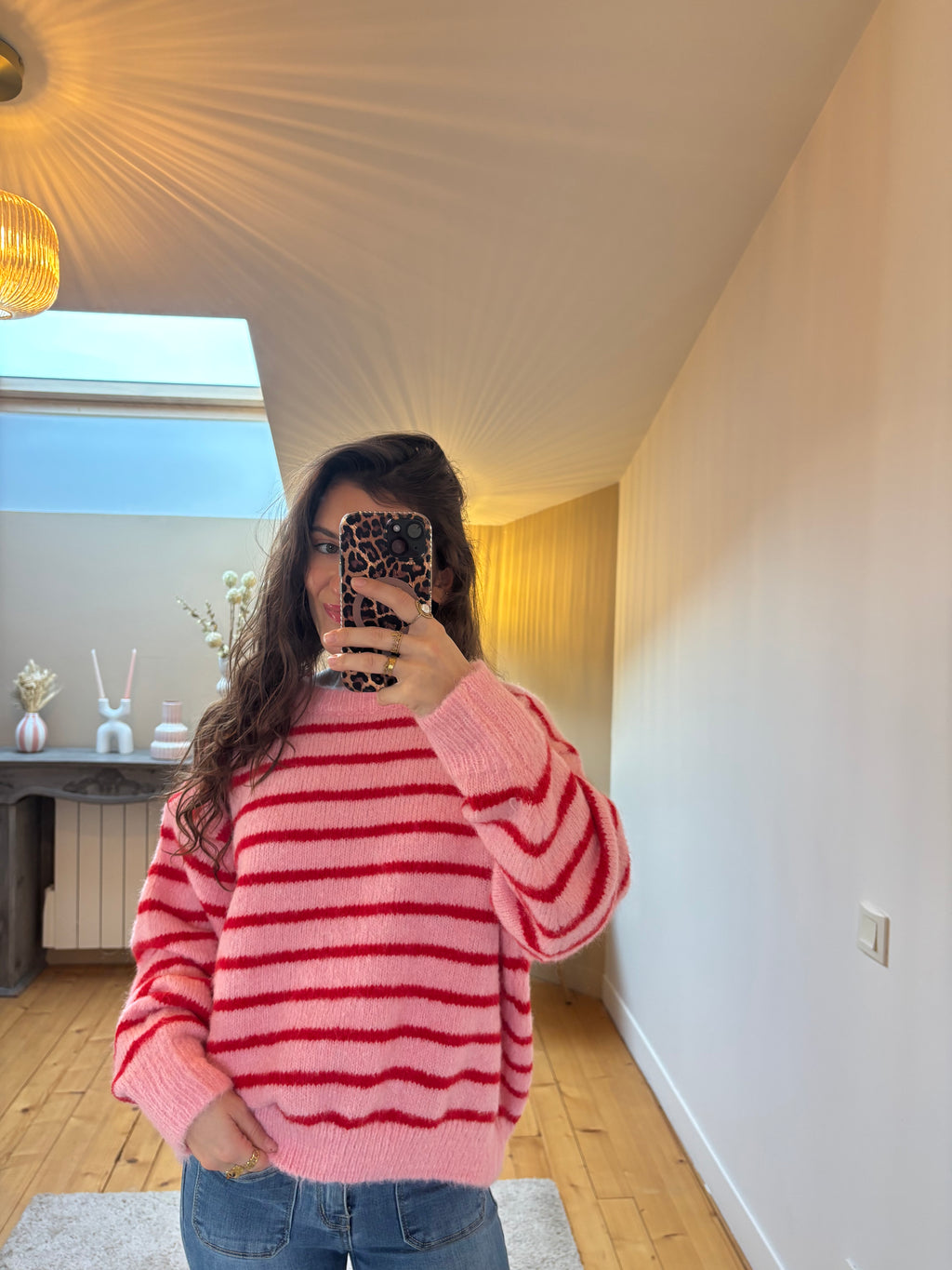 Pull Marine - Rouge