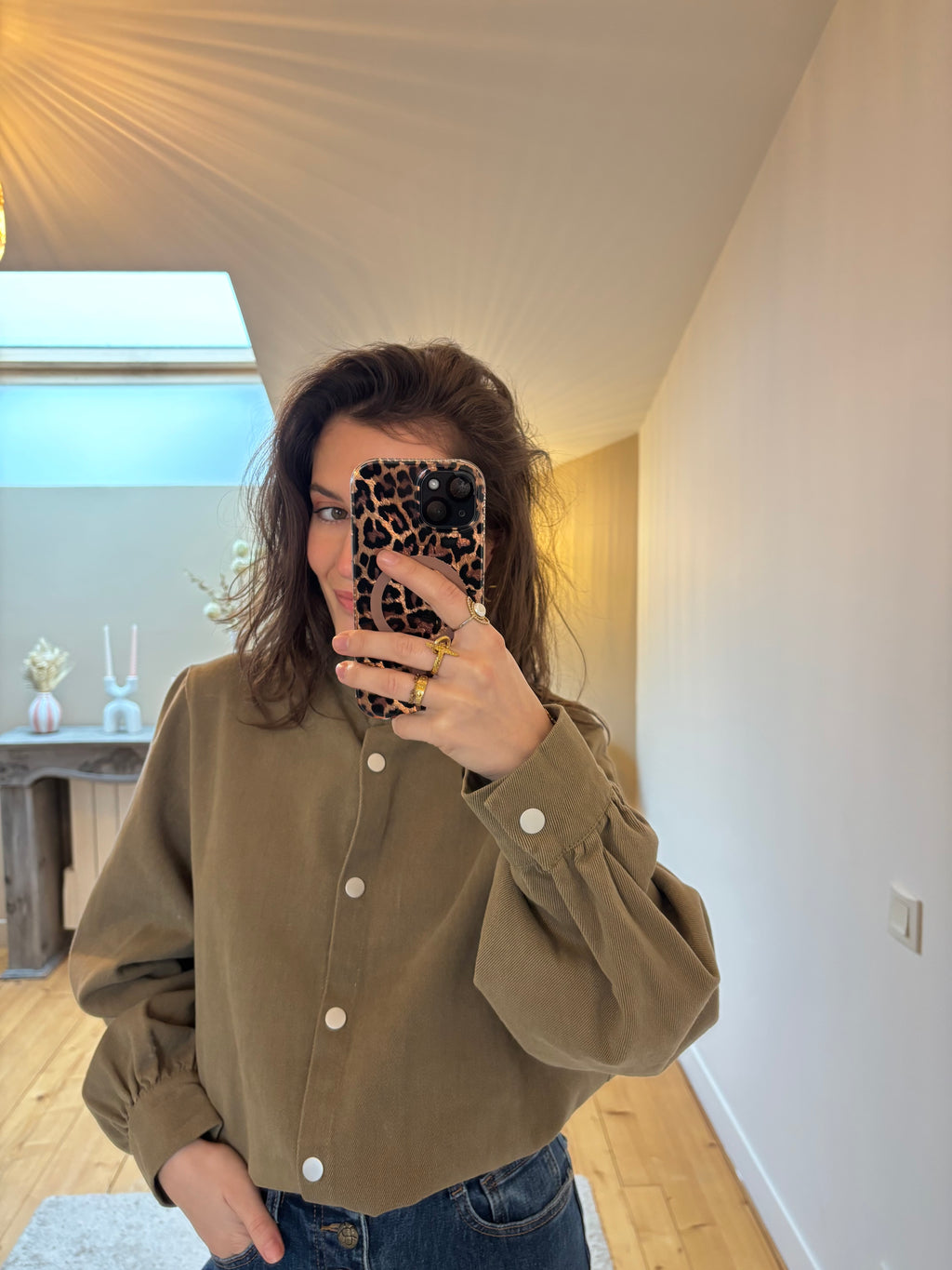 Chemise Laura - Kaki