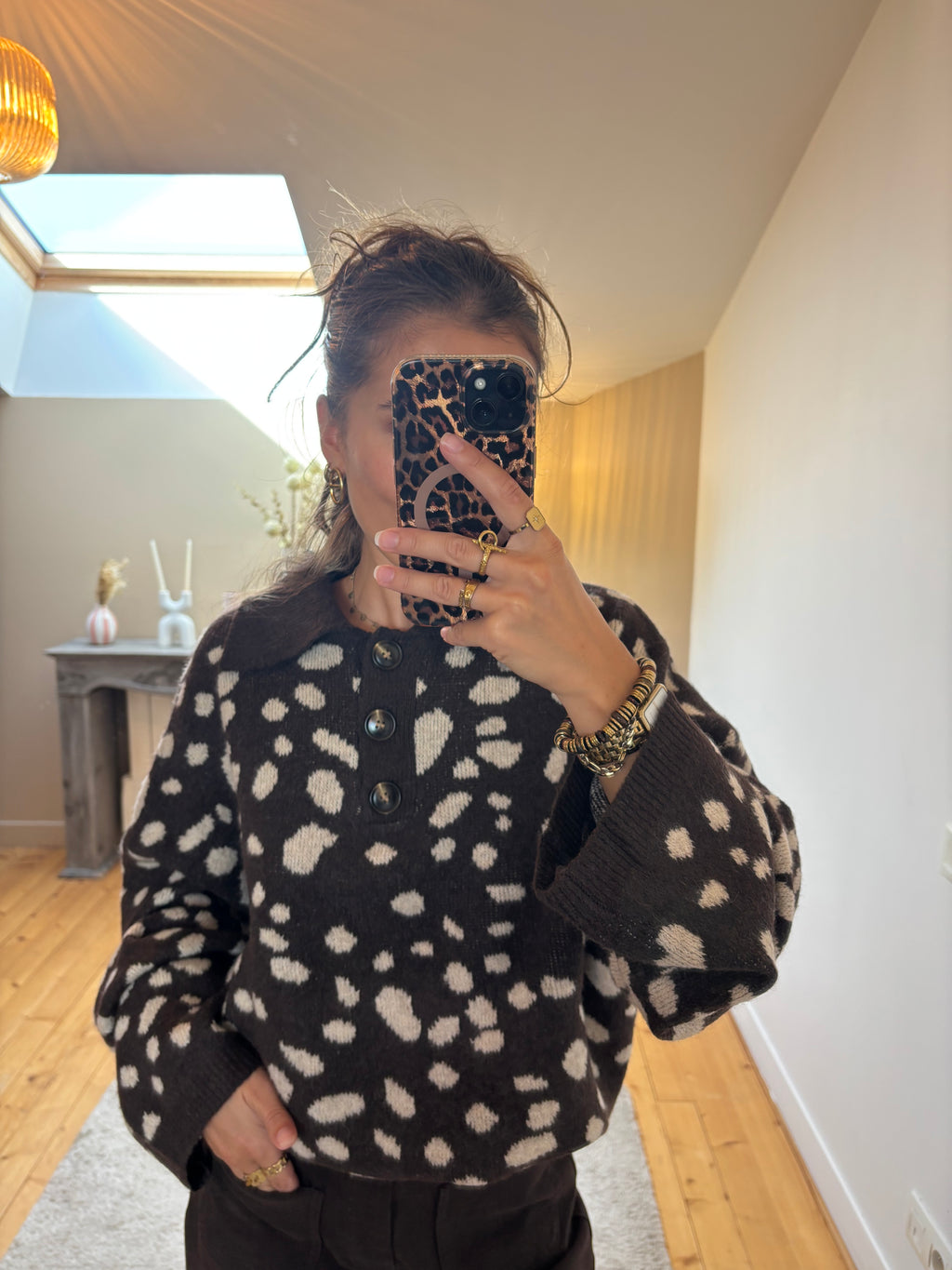 Pull Moka - Chocolat