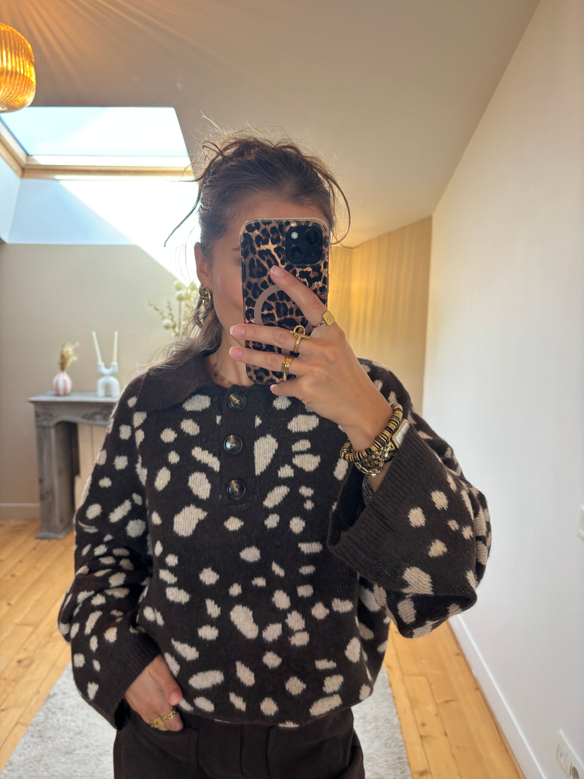 Pull Moka - Chocolat
