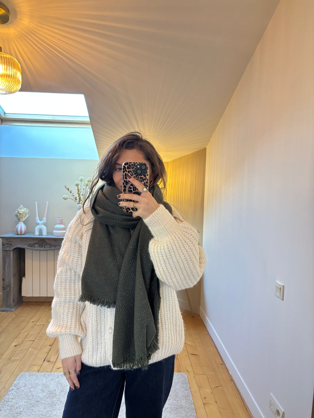 Écharpe Morgane - Kaki