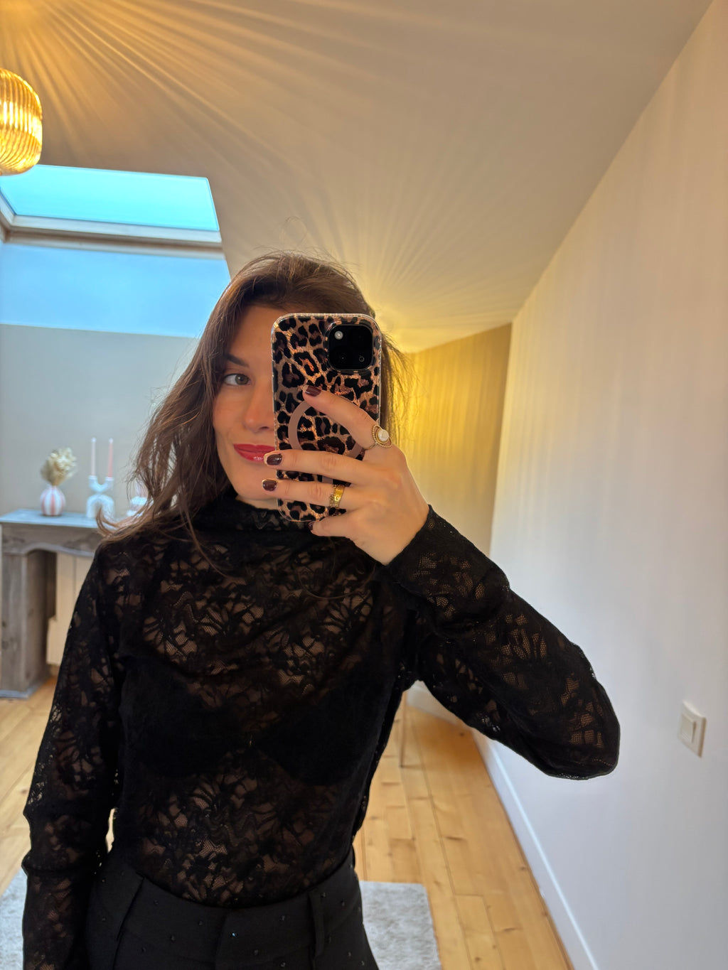 Top dentelle Garance