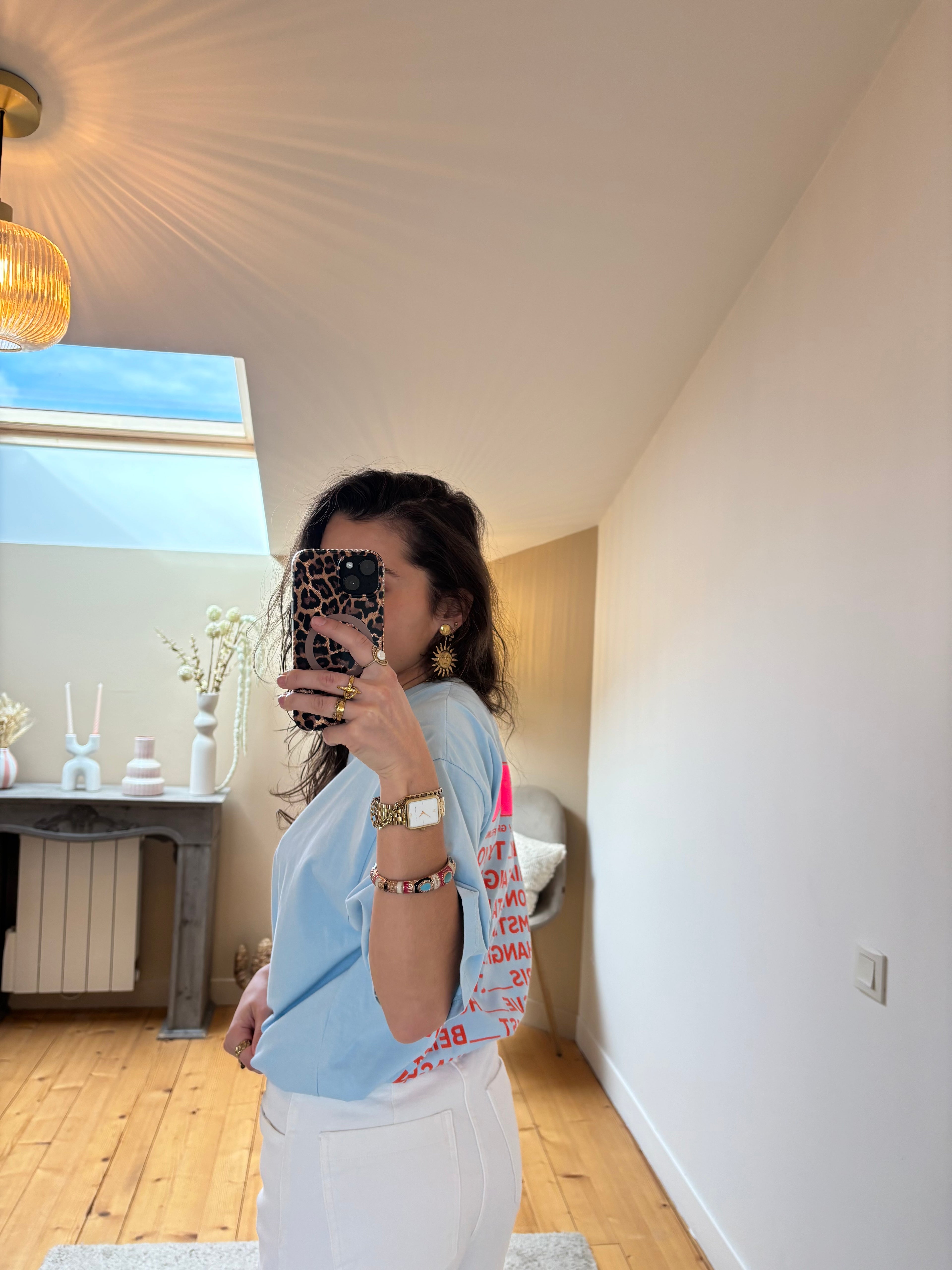 T-shirt Iconic - Ciel