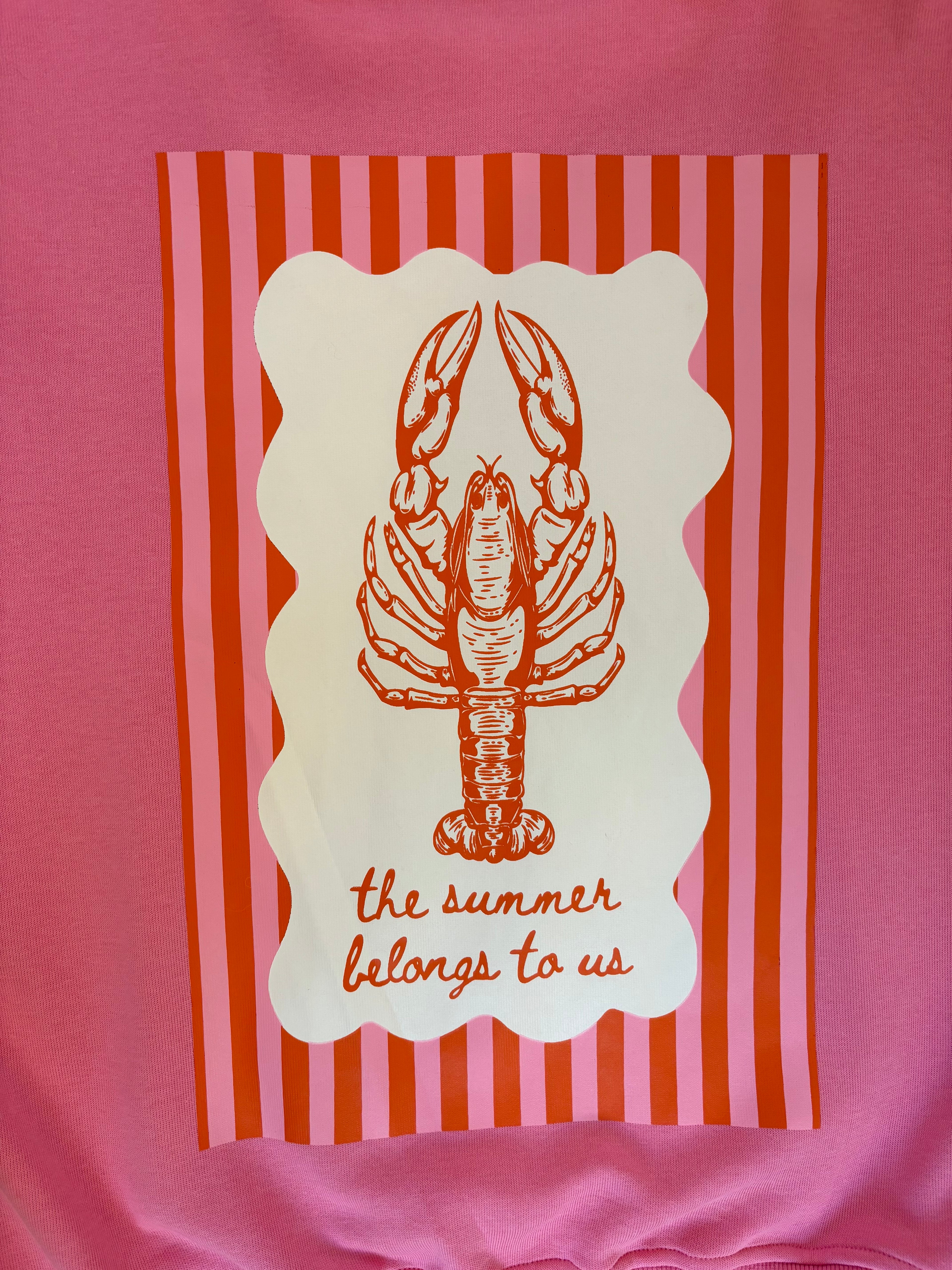 Sweat Homard - Rose