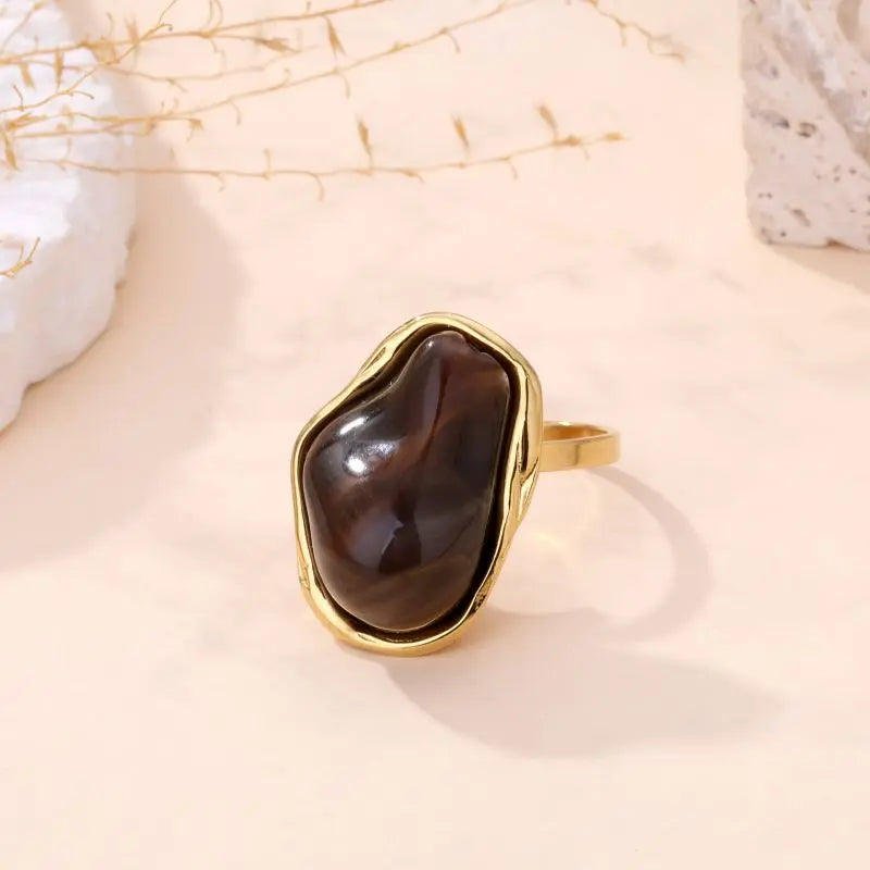 Bague Louisa - Chocolat