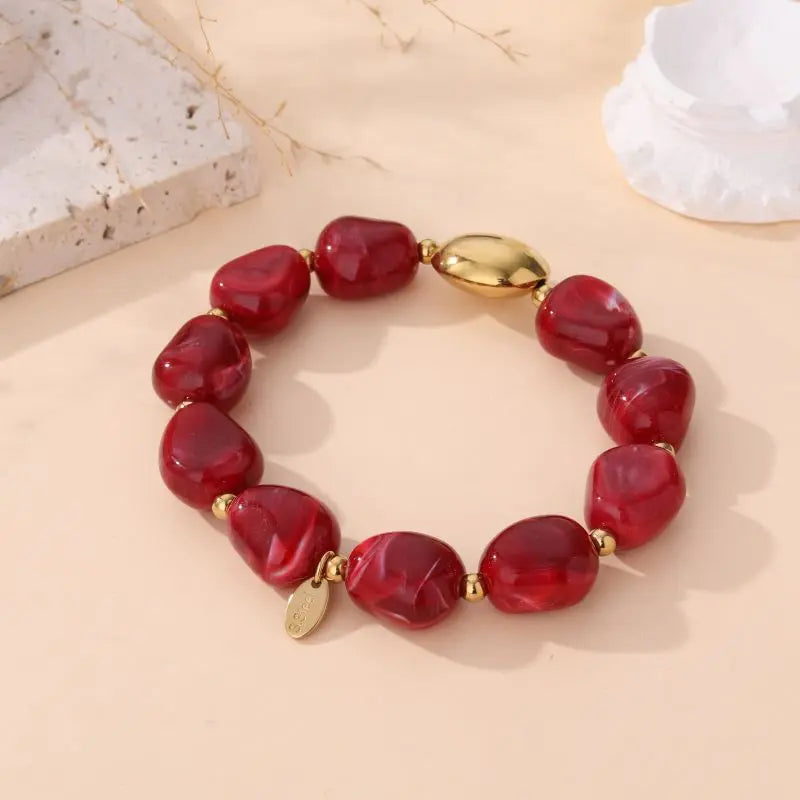 Bracelet Wendy - Bordeaux
