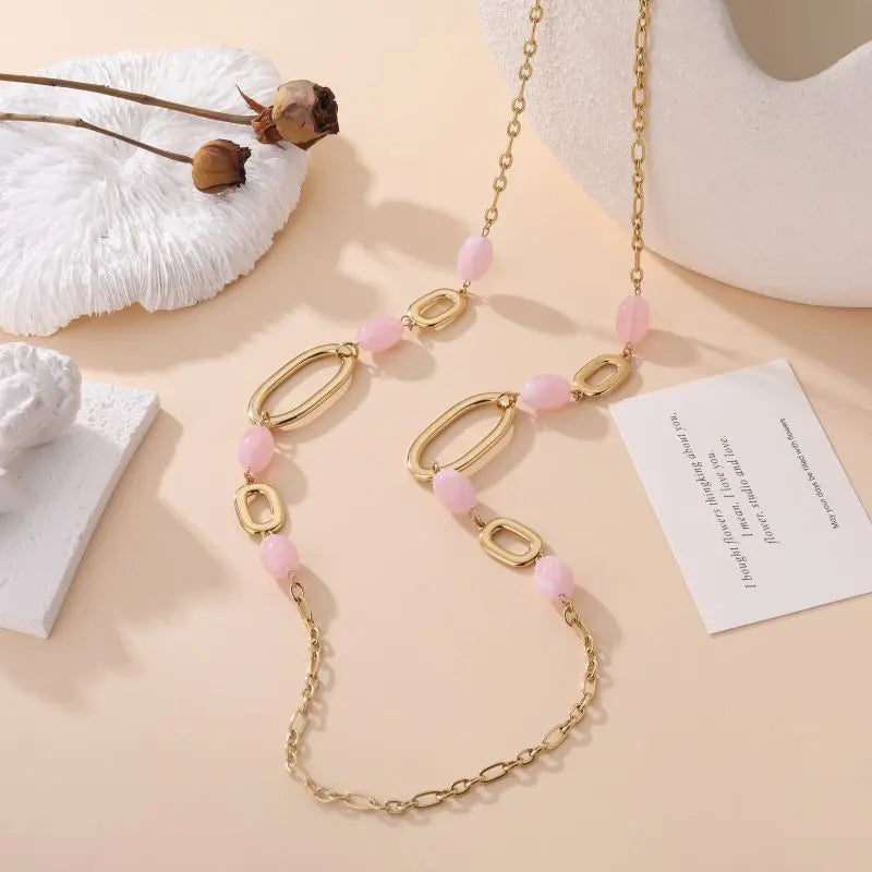 Collier Cressida - Rose