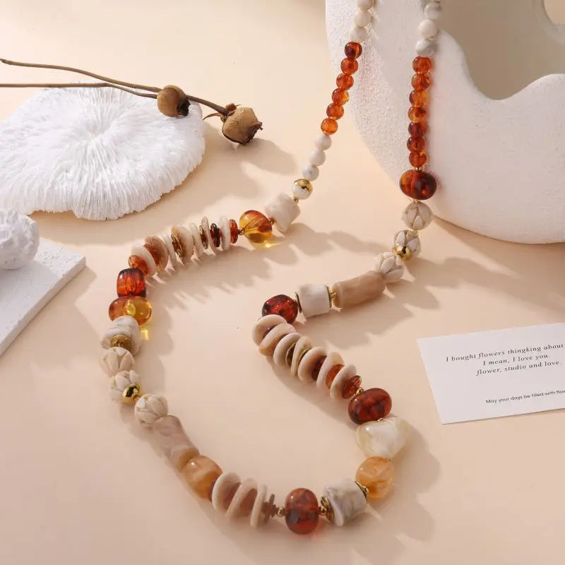 Collier Sabella - Beige